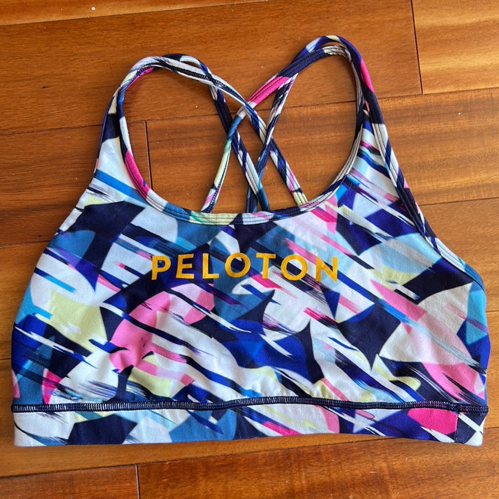 Peloton Radiant Remix Strappy Bra Size L